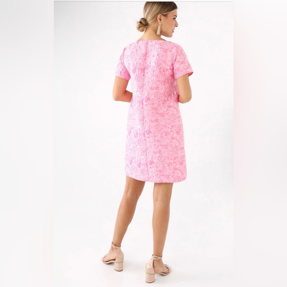 New Abbey Glass Lulus Pink Bubble Jacquard Dress size Small - Picture 4 of 14
